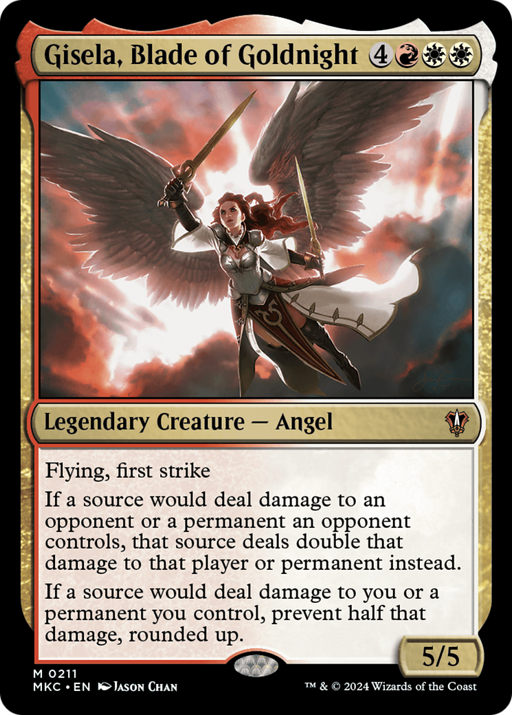 Image of Gisela, Blade of Goldnight (MKC-211) - Murders at Karlov Manor Commander