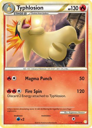 Image of Typhlosion  - Reverse Holofoil HeartGold SoulSilver - Rare