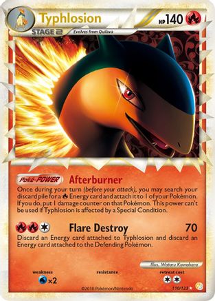 Image of Typhlosion (Prime) 110/123  - Holofoil HeartGold SoulSilver - Ultra Rare