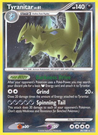 Image of Tyranitar 030  Stormfront - Rare