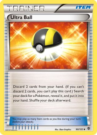 Image of Ultra Ball 090/101  - Reverse Holofoil Plasma Blast - Uncommon