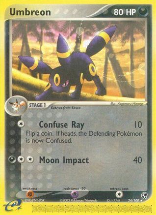 Image of Umbreon 024/100  Sandstorm - Rare