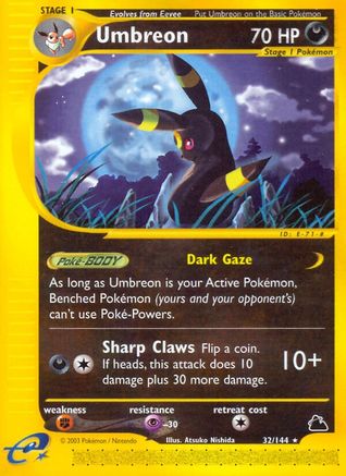 Image of Umbreon (32) 032  Skyridge - Rare