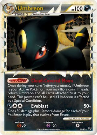 Image of Umbreon (Prime) 086/90  - Holofoil Undaunted - Ultra Rare