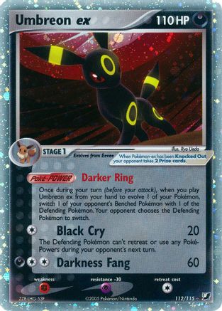 Image of Umbreon ex 112  - Holofoil Unseen Forces - Ultra Rare