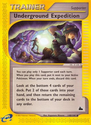 Image of Underground Expedition 140  - Reverse Holofoil Skyridge - Uncommon