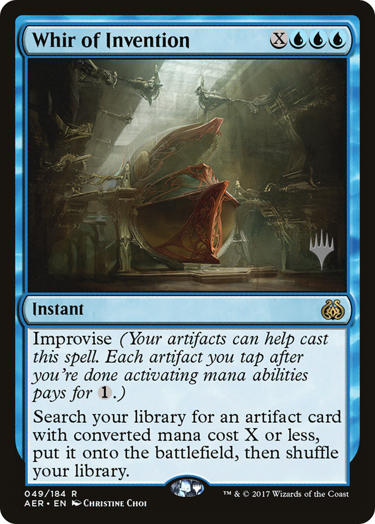 Image of Whir of Invention (PPZNR-049) - Aether Revolt Promos Foil