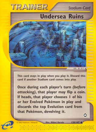 Image of Undersea Ruins 138  Aquapolis - Uncommon