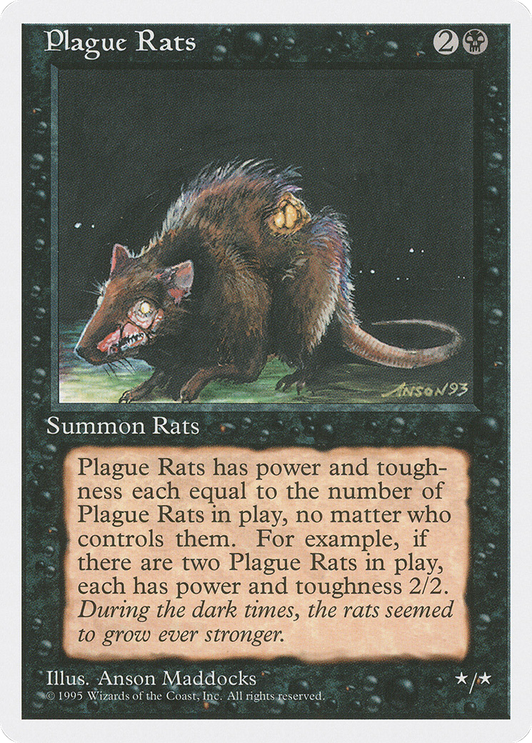 Image of Plague Rats (4ED-154) - Fourth Edition