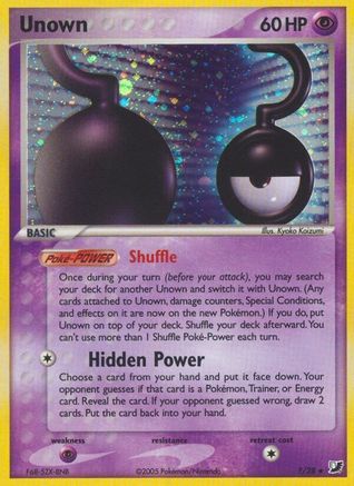 Image of Unown (?) 00?  - Holofoil Unseen Forces - Holo Rare