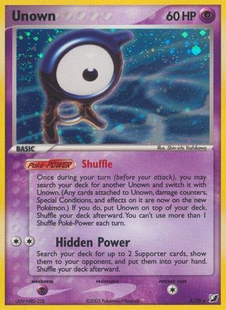 Image of Unown (A) 00A  - Holofoil Unseen Forces - Holo Rare