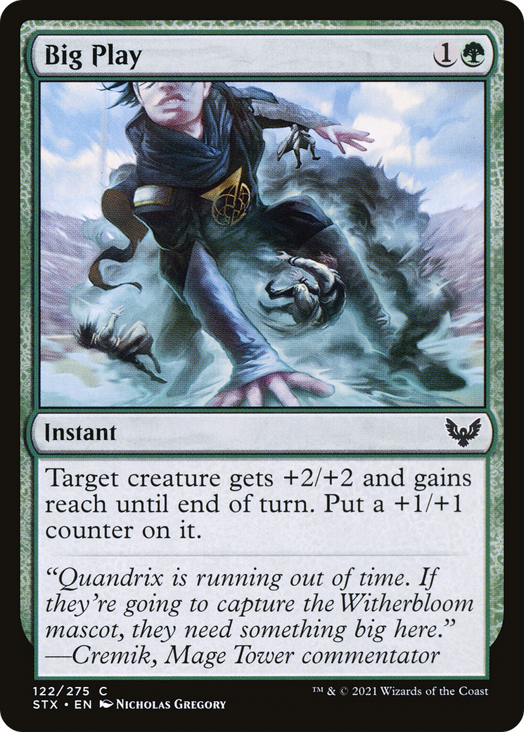 Image of Big Play (STX-122) - Strixhaven: School of Mages Foil