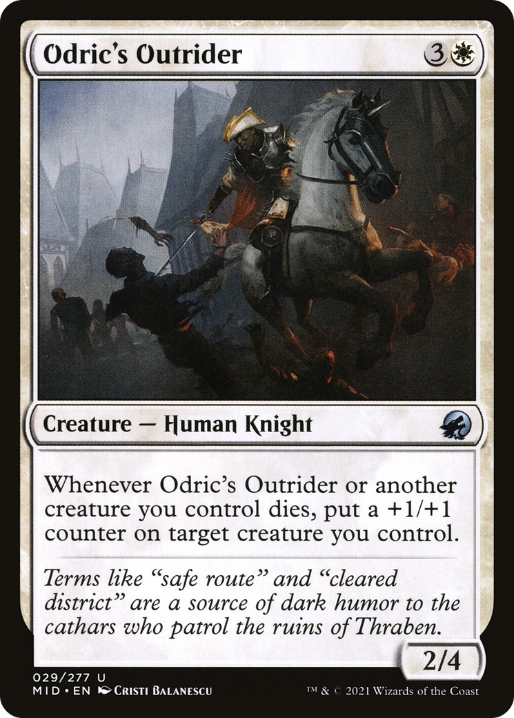 Image of Odric's Outrider (MID-029) - Innistrad: Midnight Hunt