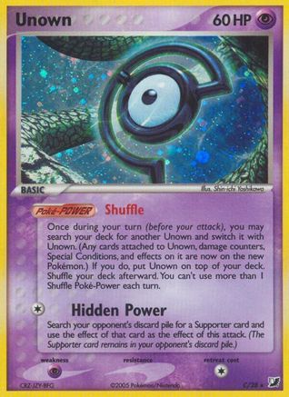 Image of Unown (C) 00C  - Holofoil Unseen Forces - Holo Rare