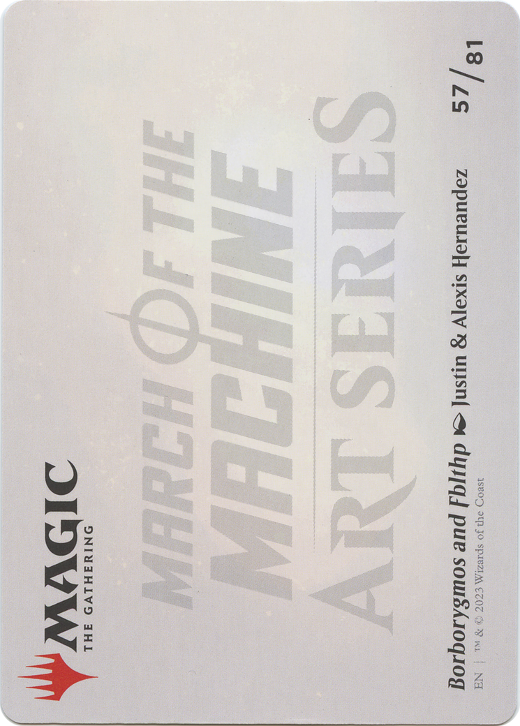 Image of Borborygmos and Fblthp // Borborygmos and Fblthp (AMOM-057) - March of the Machine Art Series (Borderless) Foil