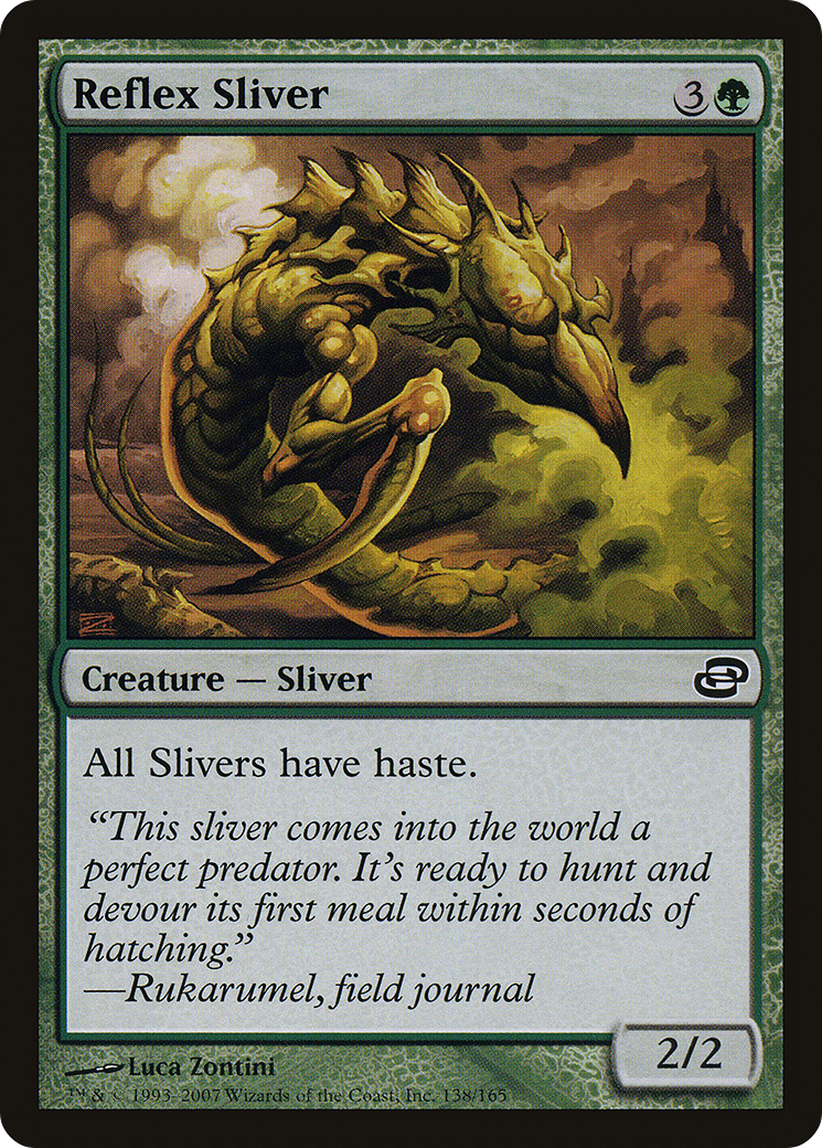 Image of Reflex Sliver (PLC-138) - Planar Chaos Foil