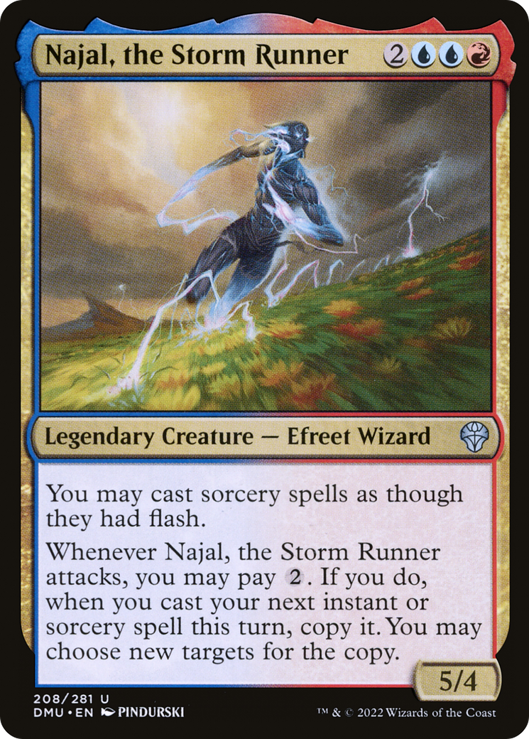 Image of Najal, the Storm Runner (DMU-208) - Dominaria United