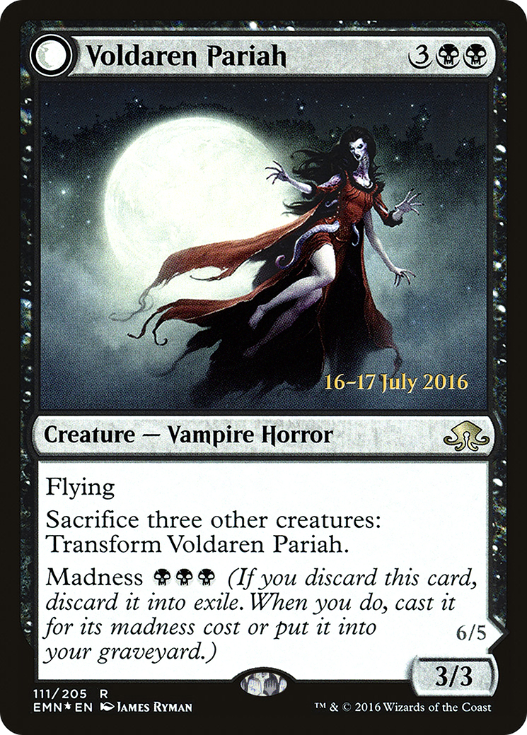Image of Voldaren Pariah (PRE-111S) - Eldritch Moon Promos: (mooneldrazidfc) Foil