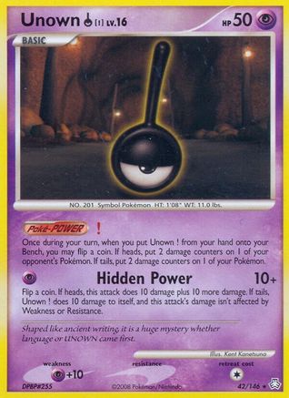 Image of Unown (!) 042  - Reverse Holofoil Legends Awakened - Rare