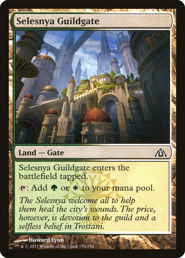Image of Selesnya Guildgate (DGM-155) - Dragon's Maze Foil