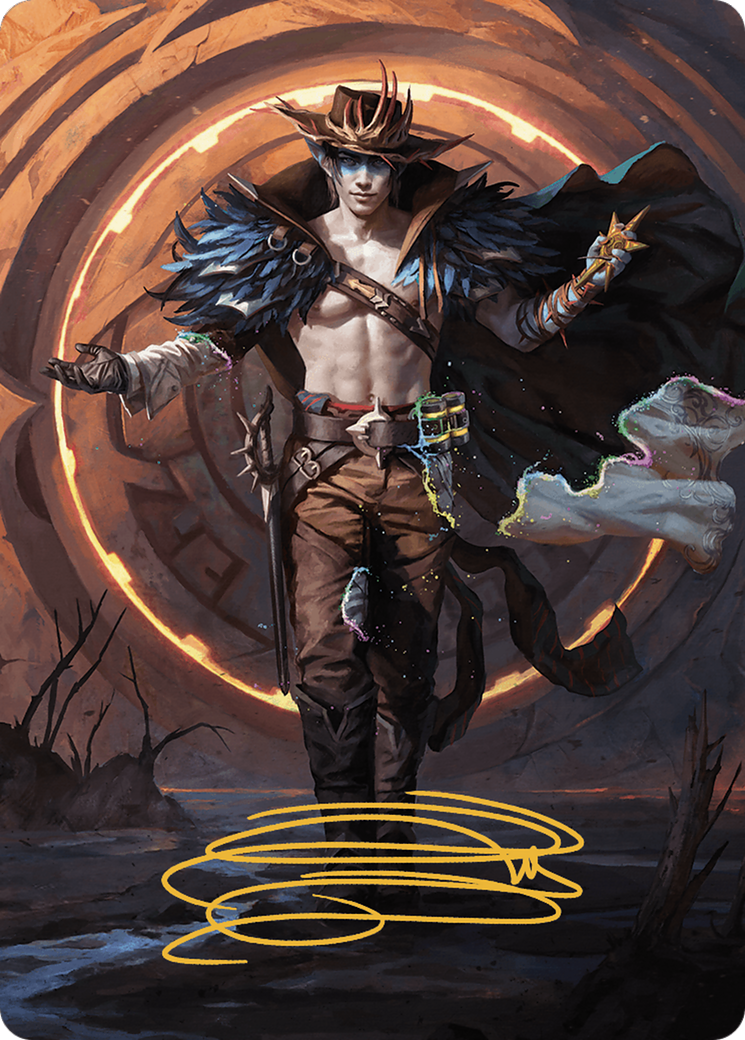 Image of Oko, the Ringleader // Oko, the Ringleader (AOTJ-029) - Outlaws of Thunder Junction Art Series (Borderless) Foil