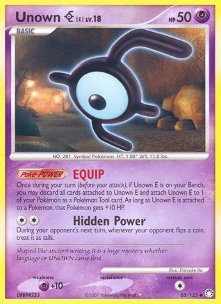 Image of Unown [E] 065  Mysterious Treasures - Uncommon