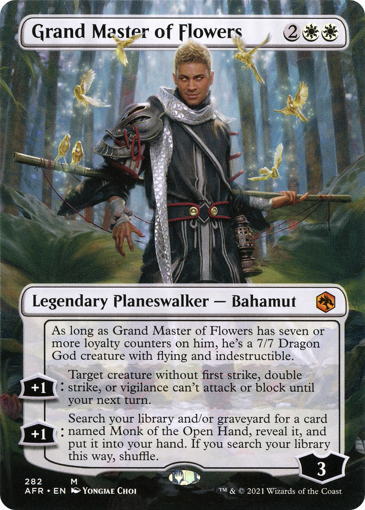 Image of Grand Master of Flowers (Borderless) (AFR-282) - Adventures in the Forgotten Realms (Borderless)