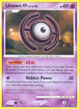 Image of Unown [H]  - Reverse Holofoil Great Encounters - Rare