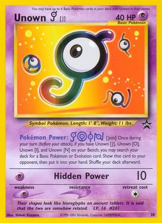 Image of Unown [J] 038/53  WoTC Promo - Promo