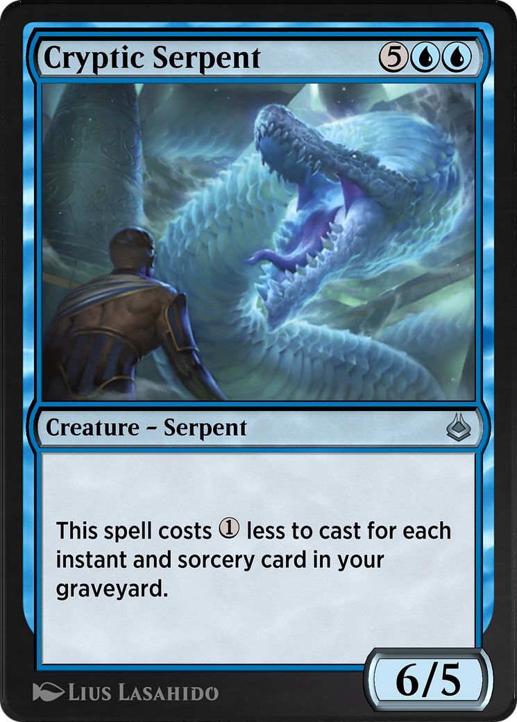 Image of Cryptic Serpent (AKR-057) - Amonkhet Remastered