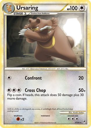 Image of Ursaring 037  - Reverse Holofoil Call of Legends - Rare