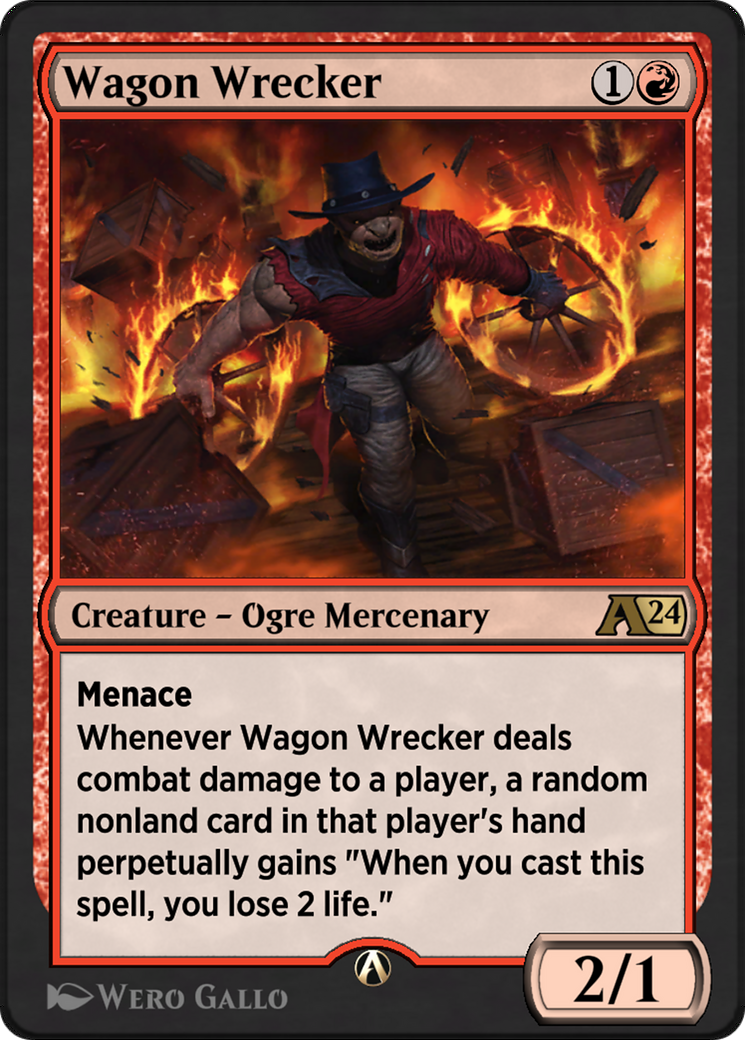 Image of Wagon Wrecker (YOTJ-015) - Alchemy: Outlaws of Thunder Junction