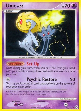 Image of Uxie 043  - Reverse Holofoil Legends Awakened - Rare