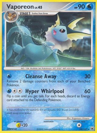 Image of Vaporeon 034  Majestic Dawn - Rare