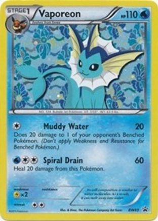 Image of Vaporeon BW89  - Holofoil Black and White Promos - Promo