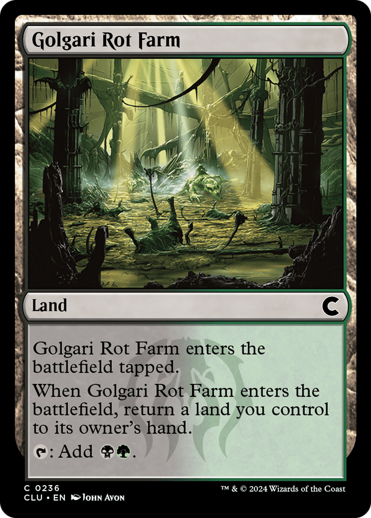 Image of Golgari Rot Farm (CLU-236) - Ravnica: Clue Edition