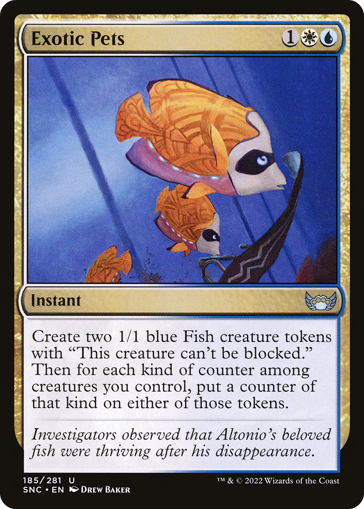 Image of Exotic Pets (SNC-185) - Streets of New Capenna Foil