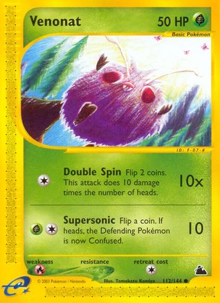 Image of Venonat 112  Skyridge - Common