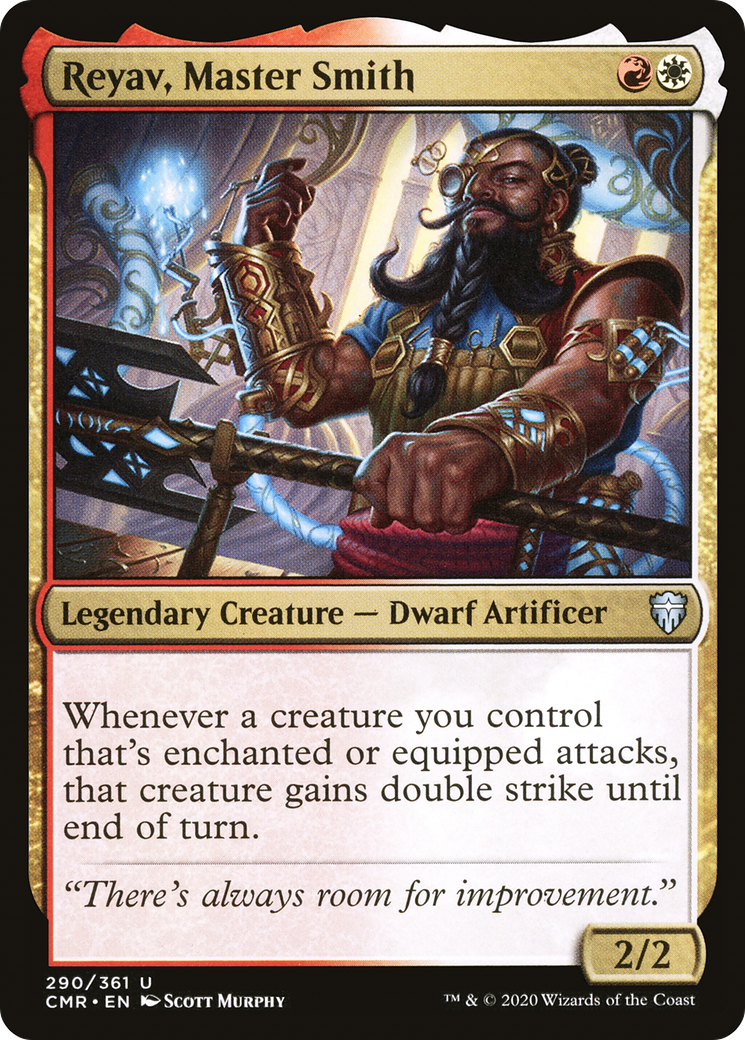 Image of Reyav, Master Smith (CMR-290) - Commander Legends Foil