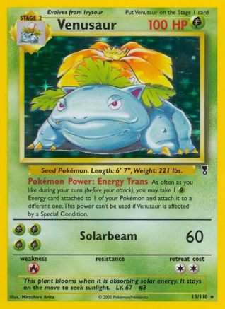 Image of Venusaur 018  - Holofoil Legendary Collection - Holo Rare