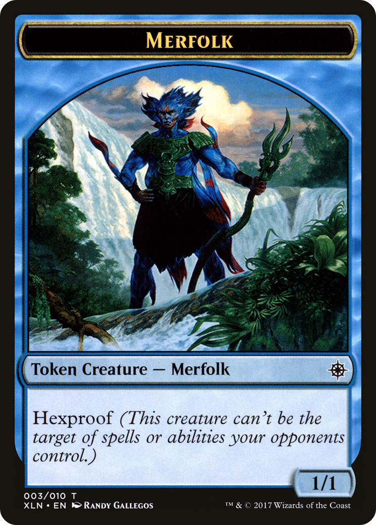 Image of Merfolk Token (XLN-003) - Ixalan Tokens