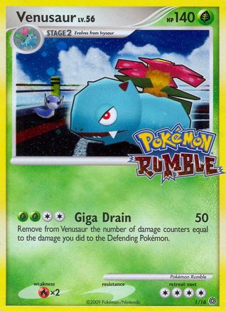 Image of Venusaur 001  - Holofoil Rumble - Promo