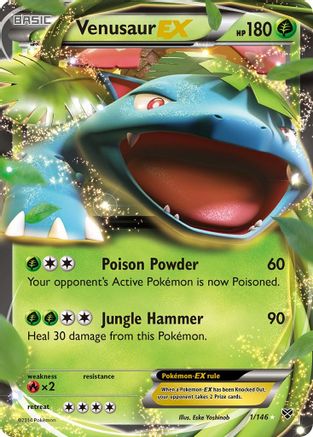 Image of Venusaur EX 001/146  - Holofoil XY Base Set - Ultra Rare
