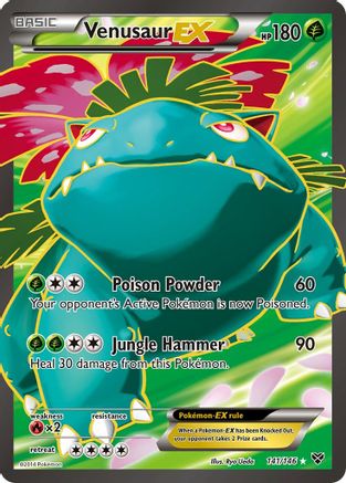 Image of Venusaur EX (141 Full Art) 141/146  - Holofoil XY Base Set - Ultra Rare