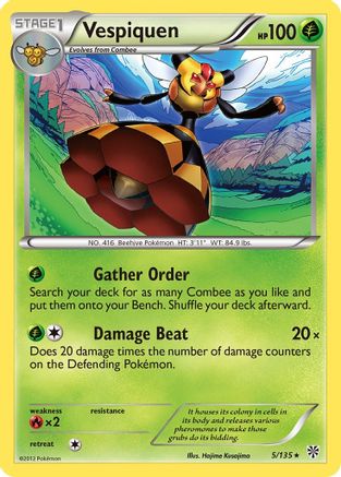 Image of Vespiquen 005  Plasma Storm - Rare