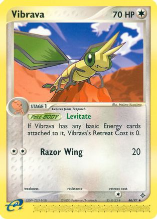 Image of Vibrava 046/097  - Reverse Holofoil Dragon - Uncommon