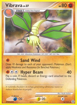 Image of Vibrava 074  - Reverse Holofoil Secret Wonders - Uncommon