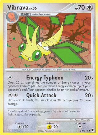 Image of Vibrava 053  - Reverse Holofoil Rising Rivals - Uncommon