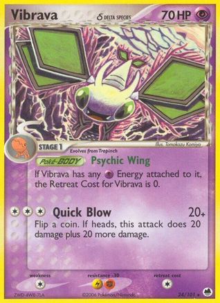 Image of Vibrava 024/101  Dragon Frontiers - Rare