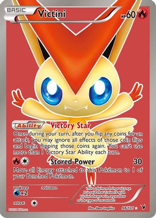 Image of Victini (98 Full Art) 098  - Holofoil Noble Victories - Ultra Rare
